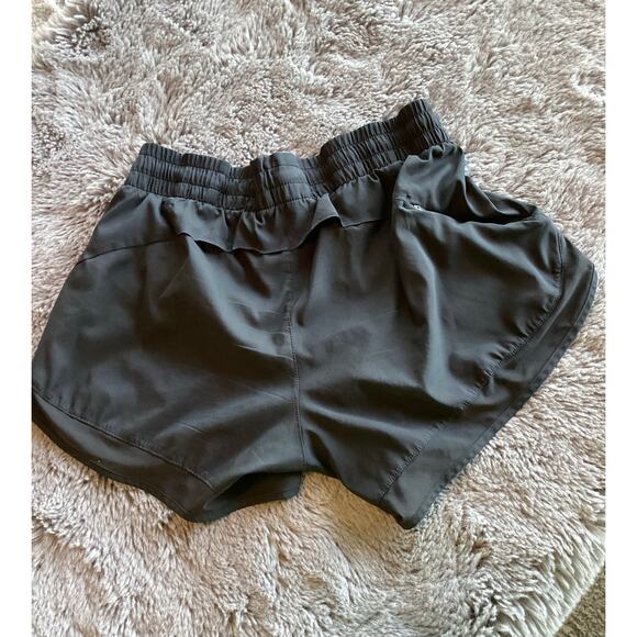 Athleta Women's Activewear Athletic Logo Mesh Racer Run Shorts 4 Black Size XS - Picture 5 of 12